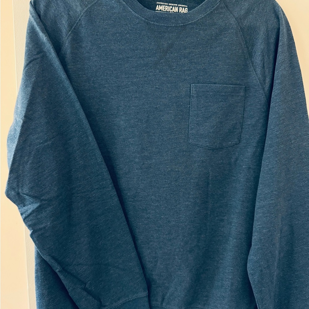 American Rag Men's Blue Light weight Sweatshirt